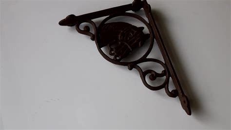 Wrought Iron Metal Horse Shelf Brackets